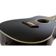 K1EBK Kona K1E Series Dreadnought Cutaway Acoustic Electric Guitar - Gloss Black Online