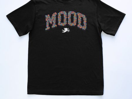 MOOD Flowers TEE Black 40 52 For Sale