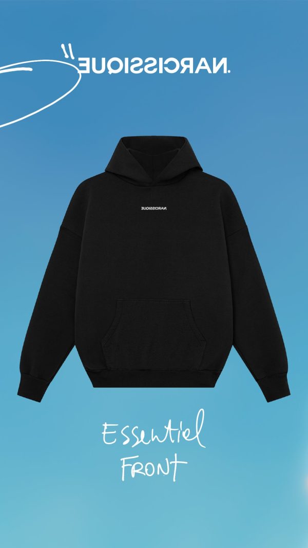 Essentiel Hoodie Black Fashion