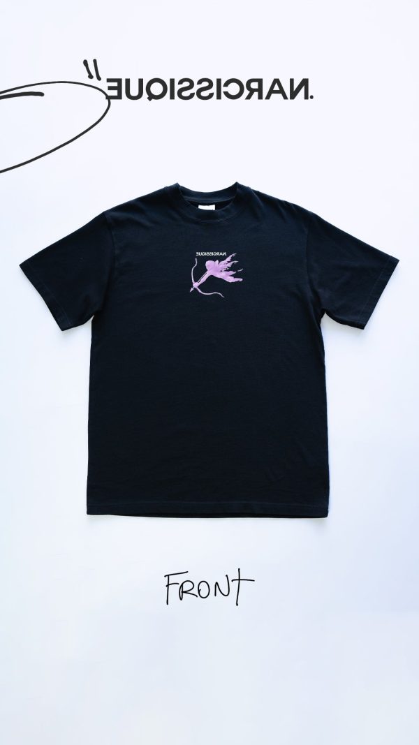 Painted Angel Purple Tee Black For Cheap