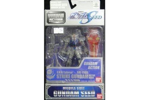 BANDAI 11820 MOBILE SUIT GUNDAM SEED ACTION O.M.N.I ENFORCER GAT-X105 STRIKE GUNDAM ACTIVE MODE 機動戰士高達 突擊高達 起動模式 (BUY-SPK) on Sale