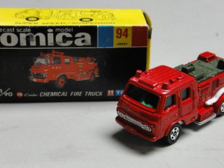 VINTAGE TOMICA 94 - UD CONDOR CHEMICAL FIRE ENGINE TRUCK MADE IN JAPAN (PIU20) Fashion