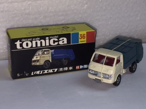 VINTAGE TOMICA 36 - ISUZU ELF MADE IN JAPAN (PIU20) Online now