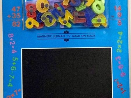 絕版珍藏 教育遊戲 香港製造 MAGNETIC ARITHMETIC GAME ULTIMATE 15 GAME ON BLACK (MADE IN HONGKONG) Sale