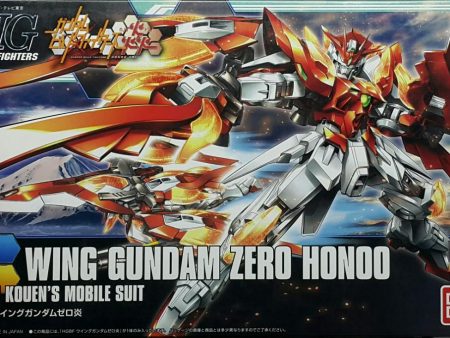 BANDAI 95703 高達創戰者 飛翼高達零式炎 拼裝模型 GUNDAM BUILD FIGHTERS HG BUILD FIGHTERS 033 WING GUNDAM ZERO HONOO YUSEI KOUEN S MOBILE SUIT MODEL KIT (EPC-2342-25 存) Fashion