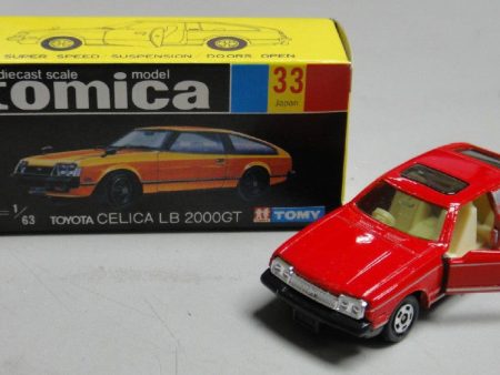 VINTAGE TOMICA 33 - TOYOTA CELICA LB 2000GT MADE IN JAPAN (PIU20) Online