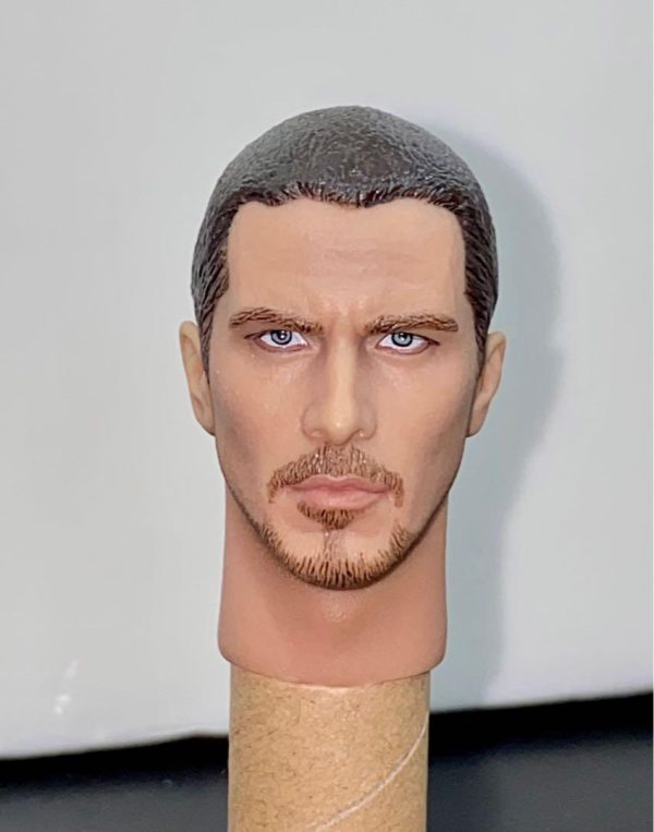 1 6 CUSTOM TERMINATOR SALVATION 未來戰士 JOHN CONNOR CHRISTIAN BALE HEAD SCULPT 頭雕 (PIU-274SA) For 12” figure Online Sale