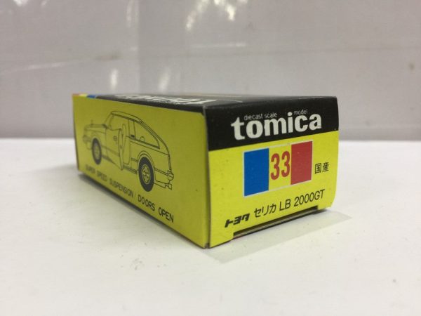 VINTAGE TOMICA 33 - TOYOTA CELICA LB 2000GT MADE IN JAPAN (PIU20) Online