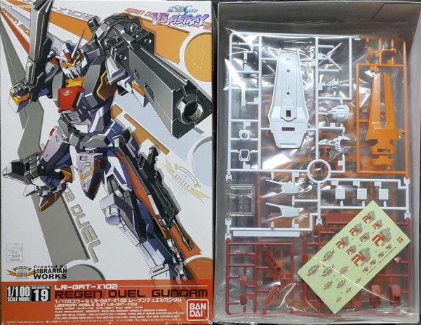 BANDAI 60402 1 100 SEED DESTINY NO.19 MOBILE SUIT GUNDAM SEED VS ASTRAY KAITE MADIGAN LIBRARIAN REGEN LR-GAT-X102 REGEN DUEL GUNDAM PLASTIC MODEL KIT 機動戰士高達 SEED VS ASTRAY 圖書館館員 凱特馬蒂坎 暴雨決鬥高達 模型 (KTV) Sale