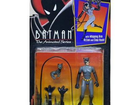 KENNER BATMAN THE ANIMATED SERIES CATWOMAN W  WHIPPING ARM ACTION & CLAW HOOK 蝙蝠俠動畫系列 貓女 63652 (C926-791) Cheap