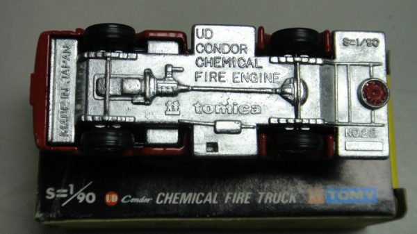 VINTAGE TOMICA 94 - UD CONDOR CHEMICAL FIRE ENGINE TRUCK MADE IN JAPAN (PIU20) Fashion