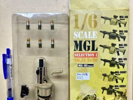 1 6 ZYTOYS MGL SELECTION 1 NO. ZY8020 TOY SHORT GUN MGL-105 DESERT 12‘ 軍人公仔用 (PIU-125店) For Cheap