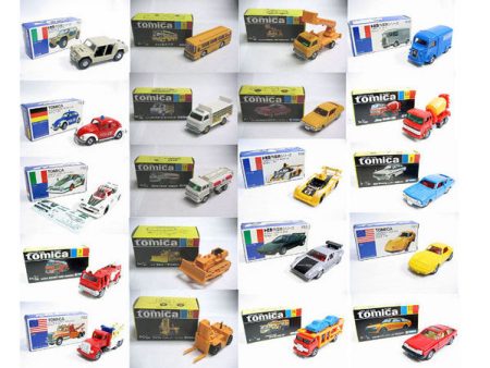 VINTAGE TOMICA 全新 MADE IN JAPAN 舊型號車仔60款 SET TOYOTA ROLLS LAMBORGHINI VW BENZ SKYLINE MINI COOPER (PIU-1200) For Sale