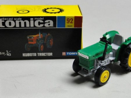 VINTAGE TOMICA 92 - KUBOTA TRACTOR FARM VEHICLE MADE IN JAPAN (PIU20) Cheap