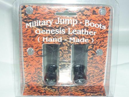 1 6 TOY MILITARY SOLDIER JUMP BOOTS  玩具 士兵 長靴 皮革（手工製作）皮鞋 - 黑色 For Cheap