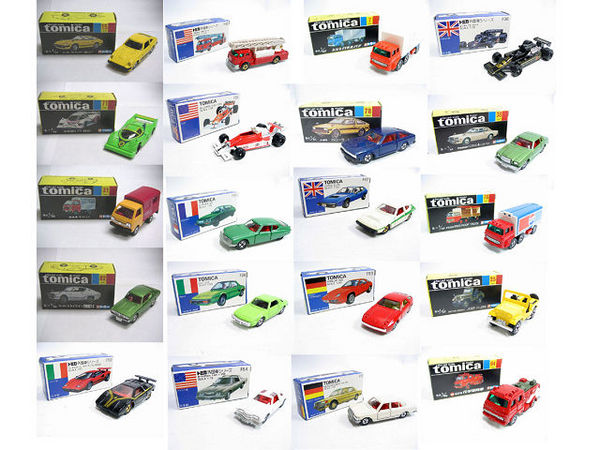 VINTAGE TOMICA 全新 MADE IN JAPAN 舊型號車仔60款 SET TOYOTA ROLLS LAMBORGHINI VW BENZ SKYLINE MINI COOPER (PIU-1200) For Sale