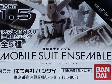 BANDAI 37711 機動戰士 高達 機動戰士合集 第1.5彈 高達 (G3) G戰機 (G3色) 獨角獸高達 (覺醒) 渣古 (標記追加) 機動戰士武器套裝 扭蛋套裝 MOBILE SUIT GUNDAM MOBILE SUIT ENSEMBLE PART 1.5 GUNDAM (G3) G FIGHTER (G3 COLOR) UNICORN GUNDAM (AWAKENING) ZAKU (MARKING PLUS) MS WEAPON SET (EPC-2376-50s) L Discount