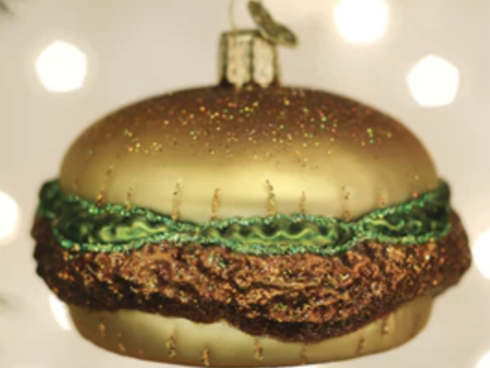 SIDEWALK SALE ITEM - Glass Ornament - Chicken Sandwich Online Sale