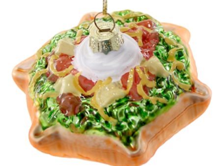 SIDEWALK SALE ITEM - Glass Ornament - Classic Taco Salad Supply